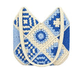 Indigo Crochet Tote